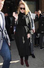 ADELE Leaves Her Hotel in New York 11/17/2015