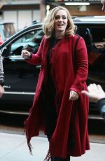 ADELE Out and About in New York 11/20/2015
