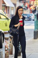 ADRIANA LIMA Out and Aout in New York 11/04/2015