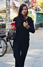ADRIANA LIMA Out and Aout in New York 11/04/2015