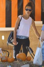 ALESSANDRA AMBROSIO at a Pumpkin Patch in Los Angeles 10/31/2015