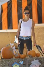 ALESSANDRA AMBROSIO at a Pumpkin Patch in Los Angeles 10/31/2015