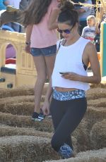 ALESSANDRA AMBROSIO at a Pumpkin Patch in Los Angeles 10/31/2015