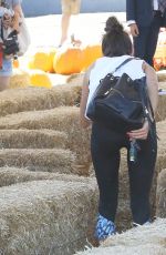 ALESSANDRA AMBROSIO at a Pumpkin Patch in Los Angeles 10/31/2015