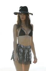 ALESSANDRA AMBROSIO on the Set of a Photoshoot at a Beach in Malibu 11/20/2015