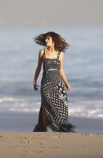 ALESSANDRA AMBROSIO on the Set of a Photoshoot at a Beach in Malibu 11/20/2015