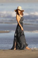 ALESSANDRA AMBROSIO on the Set of a Photoshoot at a Beach in Malibu 11/20/2015