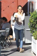 ALESSANDRA AMBROSIO Out and About in Brentwood 11/13/2015