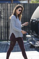 ALESSANDRA AMBROSIO Out and About in Brentwood 11/18/2015