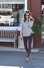 ALESSANDRA AMBROSIO Out and About in Brentwood 11/18/2015
