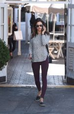 ALESSANDRA AMBROSIO Out and About in Brentwood 11/18/2015