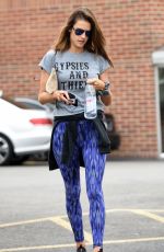ALESSANDRA AMBROSIO Out and About in Los Angeles 11/02/2015