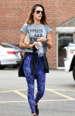 ALESSANDRA AMBROSIO Out and About in Los Angeles 11/02/2015