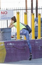 ALESSANDRA AMBROSIO Out in Los Angeles 10/29/2015