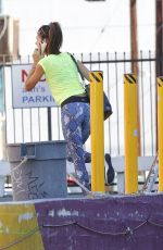 ALESSANDRA AMBROSIO Out in Los Angeles 10/29/2015