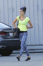 ALESSANDRA AMBROSIO Out in Los Angeles 10/29/2015