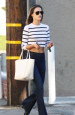 ALESSANDRA AMBROSIO Out Shopping in Los Angeles 11/16/2015