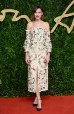 ALEXA CHUNG at 2015 British Fashion Awards in London 11/23/2015