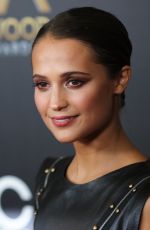 ALICIA VIKANDER at 2015 Hollywood Film Awards in Beverly Hills 11/01/2015