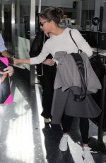 ALICIA VIKANDER at Los Angeles International Airport 11/24/2015
