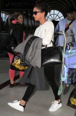 ALICIA VIKANDER at Los Angeles International Airport 11/24/2015
