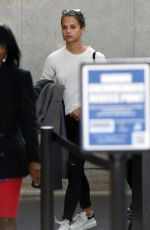 ALICIA VIKANDER at Los Angeles International Airport 11/24/2015