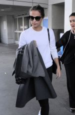 ALICIA VIKANDER at Los Angeles International Airport 11/24/2015