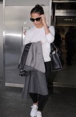 ALICIA VIKANDER at Los Angeles International Airport 11/24/2015