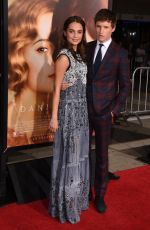 ALICIA VIKANDER at The Danish Girl Premiere in Westwood 11/21/2015