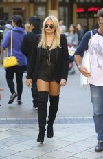 ALLI SIMPSON Shopping at The Grove in West Hollywood 11/16/2015