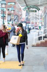 ALLISON WILLIAMS Shopping  at Seaport District and Fashion Boutique Seaport Studios in New York 11/22/2015