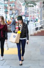 ALLISON WILLIAMS Shopping  at Seaport District and Fashion Boutique Seaport Studios in New York 11/22/2015