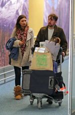 ALY MICHALKA at Vancouver International Airport 11/29/2015