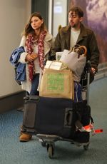 ALY MICHALKA at Vancouver International Airport 11/29/2015