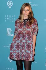 ALYSON ALY MICHALKA at 2015 Napa Valley Film Festival in Yountville 11/12/2015