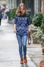 AMANDA SEYFRIED anf Finn Out and About in New York 11/07/2015