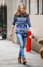 AMANDA SEYFRIED anf Finn Out and About in New York 11/07/2015