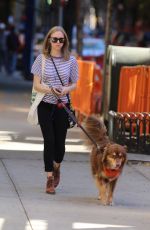 AMANDA SEYFRIED Out with Finn in New York 11/04/2015