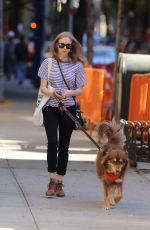 AMANDA SEYFRIED Out with Finn in New York 11/04/2015