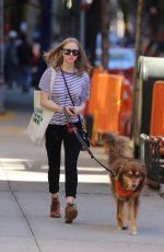 AMANDA SEYFRIED Out with Finn in New York 11/04/2015