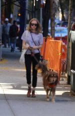 AMANDA SEYFRIED Out with Finn in New York 11/04/2015