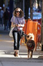 AMANDA SEYFRIED Out with Finn in New York 11/04/2015