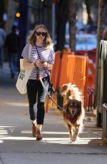 AMANDA SEYFRIED Out with Finn in New York 11/04/2015