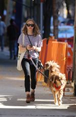 AMANDA SEYFRIED Out with Finn in New York 11/04/2015