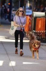 AMANDA SEYFRIED Out with Finn in New York 11/04/2015