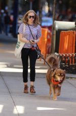 AMANDA SEYFRIED Out with Finn in New York 11/04/2015