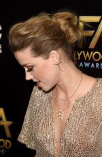 AMBER HEARD at 2015 Hollywood Film Awards in Beverly Hills 11/01/2015