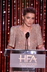AMBER HEARD at 2015 Hollywood Film Awards in Beverly Hills 11/01/2015