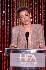 AMBER HEARD at 2015 Hollywood Film Awards in Beverly Hills 11/01/2015