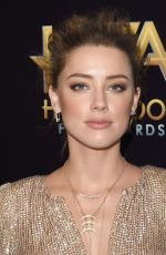 AMBER HEARD at 2015 Hollywood Film Awards in Beverly Hills 11/01/2015